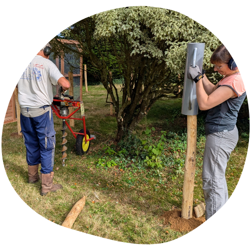 Montage jardin potager par nos équipes