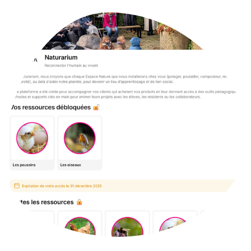 Plateforme de ressources pédagogiques